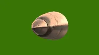 Flying 3D Bullet - Free Footage - Full HD 1080p