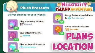 All Lamb Plush Crafting plans location 🐑 Hello Kitty Island Adventure