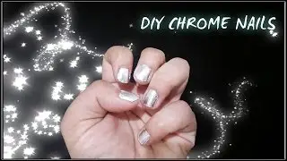 DIY Chrome Nail Aluminium foil | Pinterest Inspired DIY