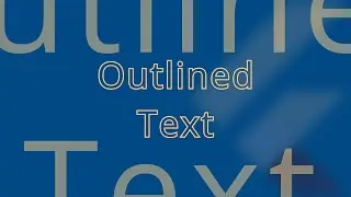 Speed Code: Outline Text in 