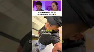 Le enseñó a subir por primera vez y convirtió cada paso en un recuerdo