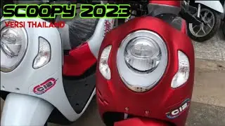 Motor Honda Scoopy 2023 , Terlihat Aneh versi Thailand #scoopy2023