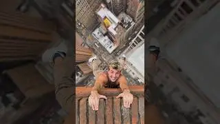 I hung from a BUILDING at a height of 200m!!⚠️⚠️⚠️