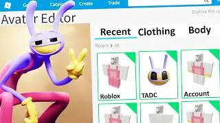 MAKING JAX TADC THE LAST ACT a ROBLOX ACCOUNT