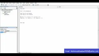 شرح Autocad VBA programming tutorials arabic  (عربي) _  درس رقم 2 