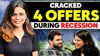 How She Cracked 4 Offers During Recession | Resume Building and LinkedIn Referrals