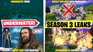 NEW Season 3 THEME/SECRET Skin Leaked! *UNDERWATER/Damages* Epic Testing Season 3, v12.50 Tomorrow!