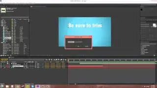After Effects CS6 Tutorial - 40 - Trimming and Editing Layers
