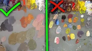 How to mix colors like a professional oil painter