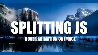 Splitting JS Animation On Image || Splitting Animation || Animation || Css Animation || Css || Html