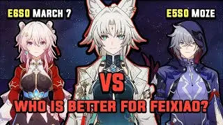 E6 Hunt March 7th VS E5 Moze Who Is Better With Feixiao? MoC12 Comparison | Honkai Star Rail 2.5
