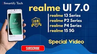 Realme UI 7 Update  For Realme P4 Series, 13 Series.