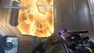 Halo Infinite Campaign [Part 34] - Skydiving Upward to Maintenance Bay Zelda Dungeons of Conflict!