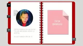 Online Notebook PPT Template | Preview + Free template