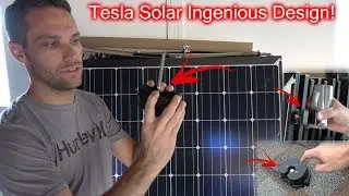 How Tesla Mounts Solar Panels On Your Roof!