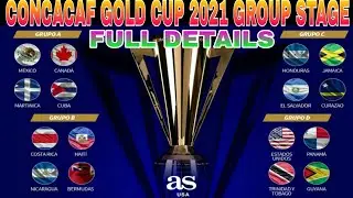 Concacaf Gold Cup 2021 : Group Stage Full Details || Gold Cup 2021 Group Stage || NIRMAL VLOG ||