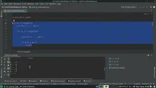 Control Statements in Python #16