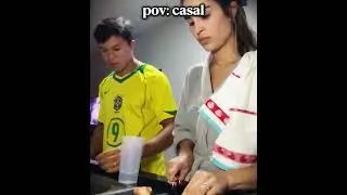 ele provocou a esposa e olha no que deu kkk | #humor #casal #engraçado #shorts