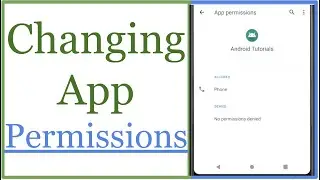 Changing App Permissions in Settings || How To's #6