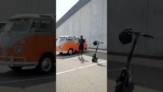 1967 VW Bus vs Super Scooter