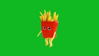 French fries 🍟 dance green screen video || AR GREEN SCREEN WORLD