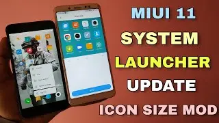 MIUI 11 System Launcher New Update | Icon Size Features & 3D Touch | App Drawer?