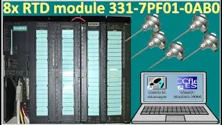 PLC S7-300 connect with Pt-100 temperature sensors STL Language