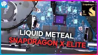 Liquid Metal Test on Snapdragon X Elite | ASUS Vivobook S15 Performance Boost!