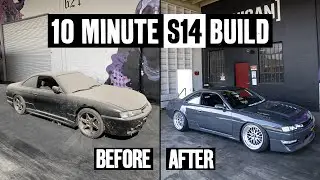 Собираем Nissan 240SX с мотором 1JZ на 550 л.с. — за 10 минут!