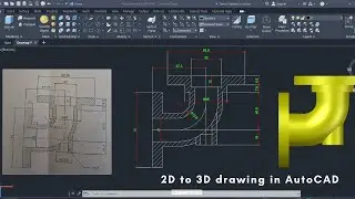 autocad 2024 2d to 3d tutorial for beginners