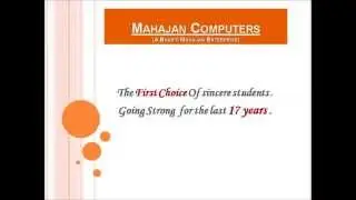 Mahajan Comuters , Kurukshetra Since 1998.