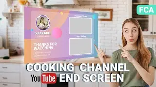 Cooking Channel YouTube Endscreen | Filmora Creator Academy