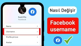 Facebook'ta Kullanıcı Adı Nasıl Değiştirilir 2024 | Facebook Kullanıcı Adı Değiştirme Bağlantısı