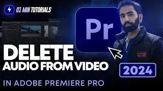 How to Delete Audio From Video in Adobe Premiere Pro 2024 | Remove Audio From Video in Premiere Pro
