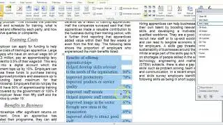 10. Copying data as a table | Sorting data in a table |  Applying styles to a table