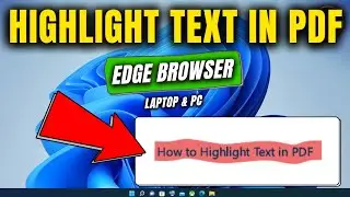 How to Highlight Text in PDF on PC or Laptop
