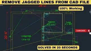 Jagged lines Error in AutoCAD | AutoCAD