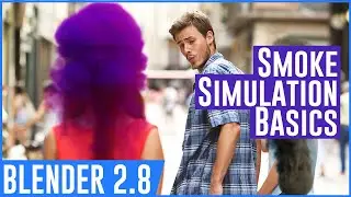 How To Create Colorful Smoke Simulations & Animate Smoke Color in Blender 2.8 - Blender Tutorial