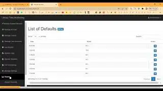 Library Time Monitoring in PHP