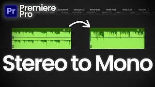 How to convert stereo tracks to Duel Mono in Premiere Pro