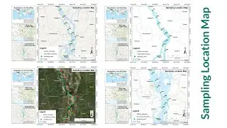 Sampling/Survey Location Map using ArcGIS