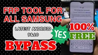 Samsung FRP Tool 2020 | all Samsung FRP bypass Android 9 and 10 Tested 100% FREE A30s Sample