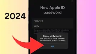 Cannot Verify Identity your action could not be completed because of a server error.Try Again | 2024