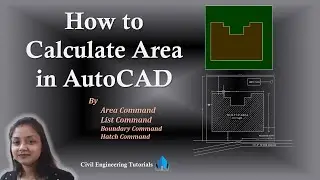 How to Calculate Area in AutoCAD | 4 Methods Explained | AutoCAD Drawing | AutoCAD Basics