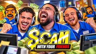 SCAM WITH YOUR FRIENDS mit MARLI, ROHAT & COACH 😂💰 MAXIMALE FIRMA || MertAbiZockt