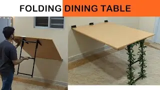 Folding Dining Table DIY (Wall Mounted)