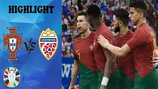 PORTUGAL VS LIECHTENSTEIN | MATCHDAY 1 EURO QUALIFIERS 2024 | PES 2021 PC