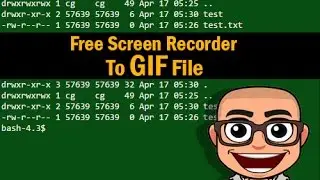 Free Screen to GIF File Recorder