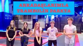 A Day at the Trampoline Park with My Friends Vlog. Ecrin Su Çoban