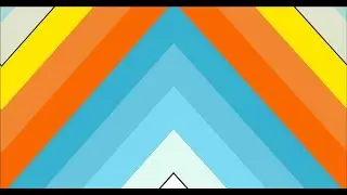 4K Cool Stripes From Corners Flat Transition